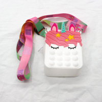 Push Bubble Fidget Sensory Toy Bag  White