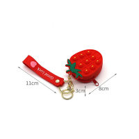 Push Bubble Fidget Sensory Toy Bag  Red