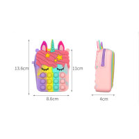 Push Bubble Fidget Sensory Toy Bag  Multi-color