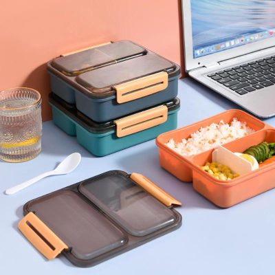 Portable Single-layer Split Lunch Box Student Lunch Box Sealed Lunch Box Outdoor Picnic Box