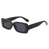 نظارات شمسية كبيرة الحجم رائعة للجنسين نظارات شمسية على الموضة مربعة الشكل  أسود
