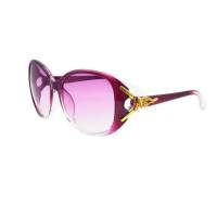 New elegant camellia sunglasses ladies street stall sunglasses fashion ins large frame round Korean retro  Multicolor