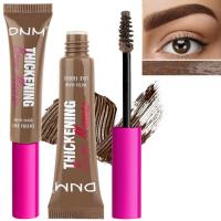 DNM Natural Stereoscopic Fiber Eyebrow Dyeing Cream is long-lasting, natural, non haloing, non fading, and eyebrow shaping cream  Brown