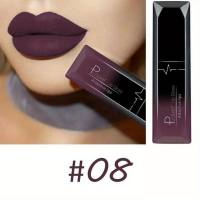 Pudaier 21 color matte liquid lipstick lip gloss does not stick to the cup and does not fade lip glaze  Multicolor 4