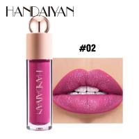 Handaiyan Han Daiyan 8 colores brillo de labios reluciente terciopelo mate esmalte de labios duradero impermeable taza antiadherente  multicolores 5