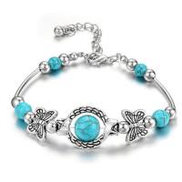 Bijoux fantaisie, bracelets polyvalents faits à la main turquoise, bijoux de bracelet populaires, bracelet papillon  Multicolore