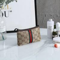 Clutch bag, internet celebrity travel cosmetic bag, portable toiletry bag, mobile phone and coin storage bag with large capacity  Brown