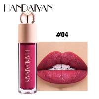 Handaiyan Han Daiyan brillant à lèvres paillettes 8 couleurs velours mat glaçage à lèvres longue durée imperméable tasse antiadhésive  Multicolore 3
