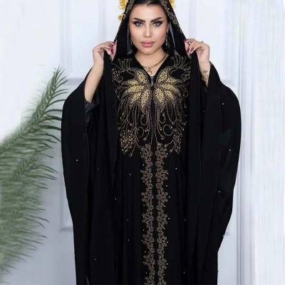 Muslimische Roben in Übergröße, Damenbekleidung, europäische und amerikanische beliebte lange Kleider, Burka-Kleidung aus dem Nahen Osten