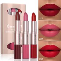 CmaaDu 3-pack 2-in-1 lipstick and lip gloss  Multicolor 2