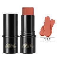 HelloKiss highlight brightening repair stick three-dimensional face base multi-color highlight shadow concealer makeup  Taupe