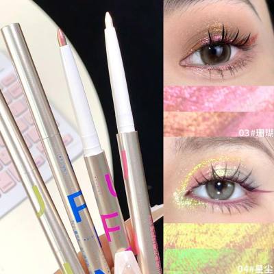 Makeup xixi Chuanyu Multifunktionaler Eyeliner-Gelstift mit Perlglanz, feinem Glitzer und Diamanten, aufhellendes Make-up, wasserfest, nicht verschmierend
