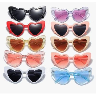 Gafas de sol de corazón de melocotón Nuevas gafas de sol de amor Gafas de sol de corazón de melocotón de moda Gafas de sol de corazón