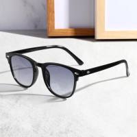 Nuovo stile occhiali da sole per unghie con riso, occhiali da sole, protezione solare, tendenza della moda, vendita calda  Grigio