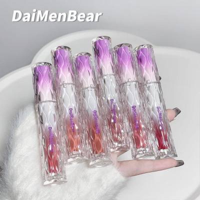Daimenbear taro purple water-gloss lip glaze water-gloss lipstick for women that is not easy to stick to the cup affordable student lipstick lip gloss