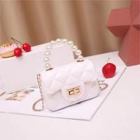 New jelly bag ladies handbags bag manufacturer pearl portable jelly bag  White