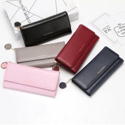 Women's wallet Women's long wallet Women's tri-fold bag Multifunctional wallet Coin purse
