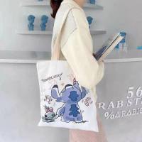 Stitch bag crossbody bag STITCH cartoon peripheral cute canvas bag shoulder bag Lilo and Baby same style  Deep Blue