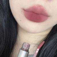 DIXI small silver tube lip glaze velvet matte whitening lip mud girl natural all-match live new makeup  Multicolor 6