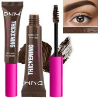 DNM Natural Stereoscopic Fiber Eyebrow Dyeing Cream is long-lasting, natural, non haloing, non fading, and eyebrow shaping cream  dark brown
