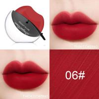 Smooth makeup, lazy lip-shaped lipstick, lipstick that is not easy to fade, matte makeup effect, matte lipstick, bright red lipstick  Multicolor1