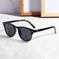 Venta caliente de la tendencia de la moda de la protección solar de las gafas de sol del clavo del arroz del nuevo estilo  Negro