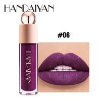 Handaiyan Han Daiyan 8 colores brillo de labios reluciente terciopelo mate esmalte de labios duradero impermeable taza antiadherente  multicolores 2