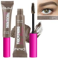 DNM Natural Stereoscopic Fiber Eyebrow Dyeing Cream is long-lasting, natural, non haloing, non fading, and eyebrow shaping cream  grey