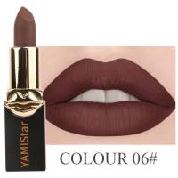Meilleurs produits de maquillage Amazon offre spéciale 6 couleurs rouge à lèvres hydratant mat difficile à toucher tasse rouge à lèvres imperméable  Multicolore1