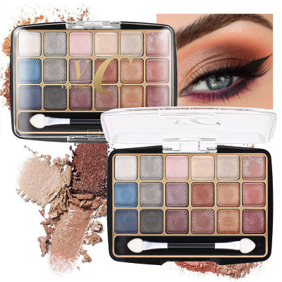 New cross-border makeup 18 color pearl light fine flash eye shadow wholesale European and American foreign trade eye makeup stage makeup eye shadow