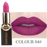 Top Makeup Products Amazon Hot Sale 6 Color Matte Moisturizing Lipstick Hard to Touch Cup Waterproof lipstick  Multicolor 3