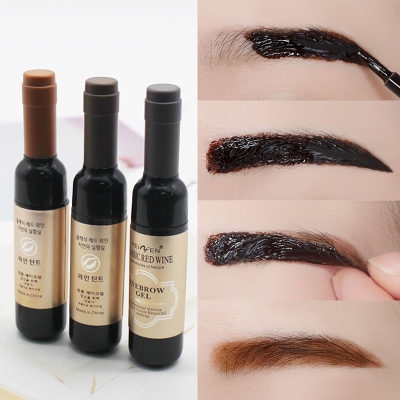 Tear and pull eyebrow dye gel for natural makeup setting, waterproof and sweat resistant, long-lasting and non dizzy eyebrow dye cream
