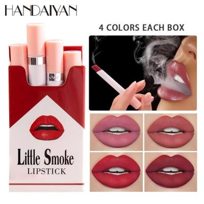 HANDAIYAN Cigarette Matte Velvet Matte Moisturizing Lipstick Lipstick 4er-Set