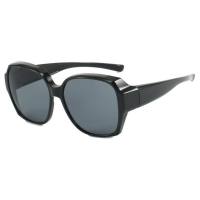 Conjunto de óculos de sol para miopia para mulheres, óculos de sol de alta qualidade para homens, óculos de sol da moda para proteção solar de verão e proteção UV  Preto