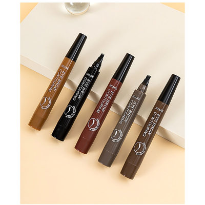 Suanke SUAKE four-pronged wild eyebrow pencil waterproof sweat-free smudge-free simulation root-clear liquid eyebrow pencil