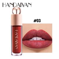Handaiyan Han Daiyan 8 colores brillo de labios reluciente terciopelo mate esmalte de labios duradero impermeable taza antiadherente  multicolores 4