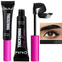 DNM Natural Stereoscopic Fiber Eyebrow Dyeing Cream is long-lasting, natural, non haloing, non fading, and eyebrow shaping cream  Black