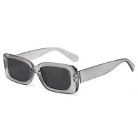 Óculos de sol grandes e legais unissex óculos de sol quadrados da moda Óculos de sol da moda  cinzento