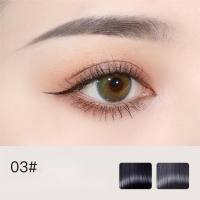 Meixier small gold bar eyebrow pencil, extremely fine gold chopsticks, is waterproof and sweat-proof, long-lasting, does not smudge, does not take off makeup, and is natural  Black