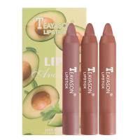 Makeup crayon lipstick 3-pack small set lipstick matte matte velvet air lipstick pen cosmetics  Multicolor 4