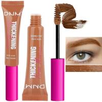 DNM Natural Stereoscopic Fiber Eyebrow Dyeing Cream is long-lasting, natural, non haloing, non fading, and eyebrow shaping cream  light brown
