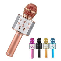 Wireless Bluetooth microphone, mobile phone, karaoke microphone, handheld singing microphone, wireless microphone, audio system  Multicolor