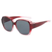Conjunto de óculos de sol para miopia para mulheres, óculos de sol de alta qualidade para homens, óculos de sol da moda para proteção solar de verão e proteção UV  Vermelho