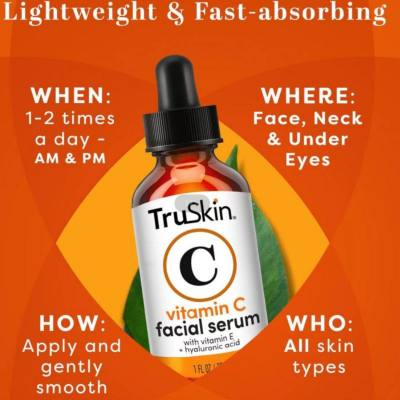 TruSkinVitaminC serum Esencia de vitamina C esencia hidratante esencia 30ml