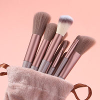 New 13 Four Seasons Green Makeup Brush Set Portable Soft powder blusher Brush eye shadow Brush Full Set of Makeup Tools  Pink
