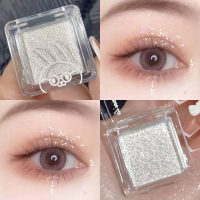 Niulang and Zhinv monochrome high gloss explosive flash diamond dressing plate pearl glitter powder face brighten natural three-dimensional eye shadow lie  Multicolor 2