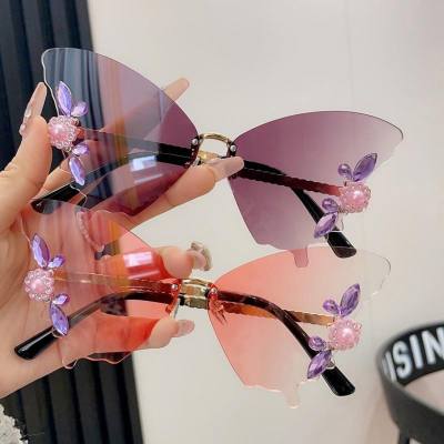 نظارات شمسية للنساء جديدة للحماية من أشعة الشمس على طراز هونغ كونغ وجه كبير GM نظارات شمسية صيفية صغيرة مضادة للأشعة فوق البنفسجية