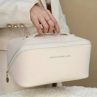 Nuova borsa per cosmetici borsa per il lavaggio portatile di grande capacità borsa per cosmetici da viaggio per viaggi d'affari in stile borsa per cuscini femminile