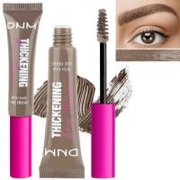 DNM Natural Stereoscopic Fiber Eyebrow Dyeing Cream is long-lasting, natural, non haloing, non fading, and eyebrow shaping cream  light grey