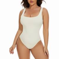 Naked ammonia seamless body shaping one-piece  Beige